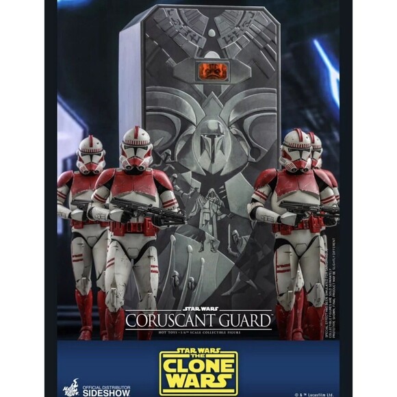 Hot Toys TMS025 Star Wars The Clone Wars Coruscant Guard 1/6 Figure SEALED - Picture 8 of 11